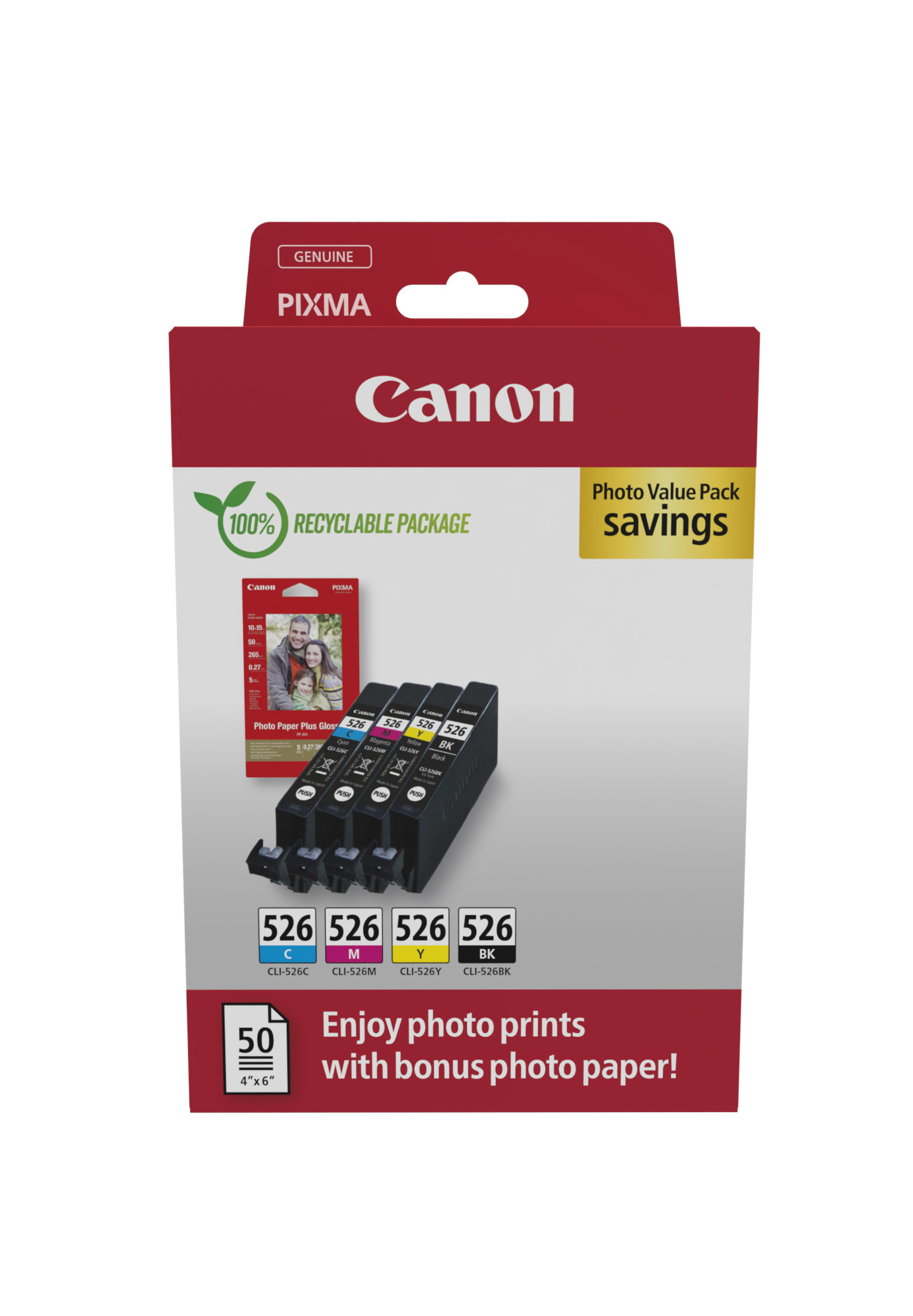 Canon CLI-526 C/M/Y/BK Multipack