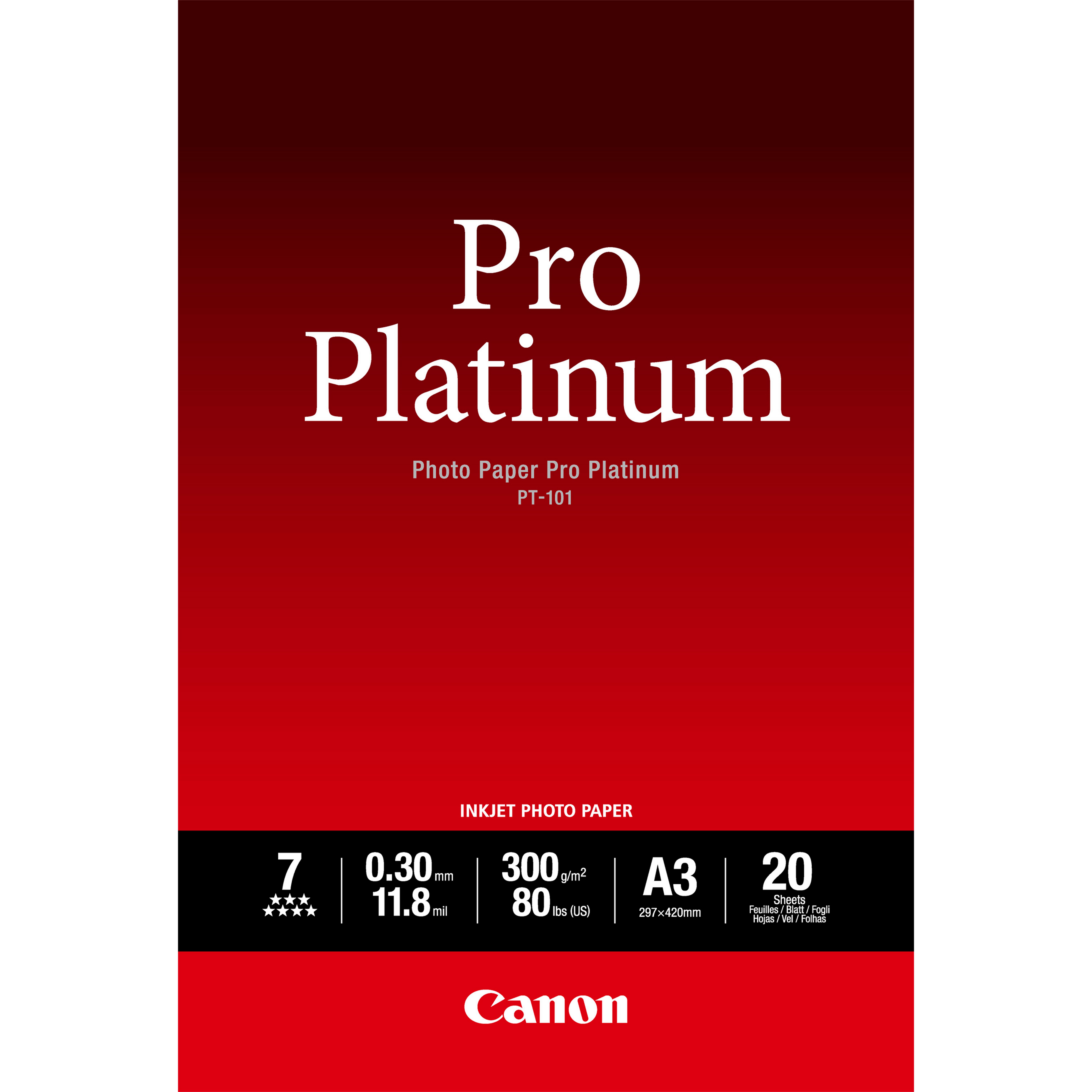2768B017 CANON Fotopapier A3 297x420mm