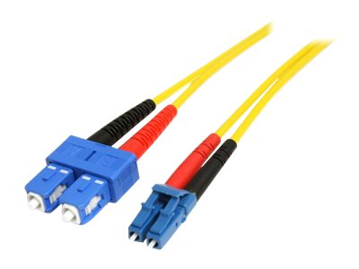 STARTECHCOM 1m Single Mode Duplex Glasfaser LWL Patchkabel LCSC