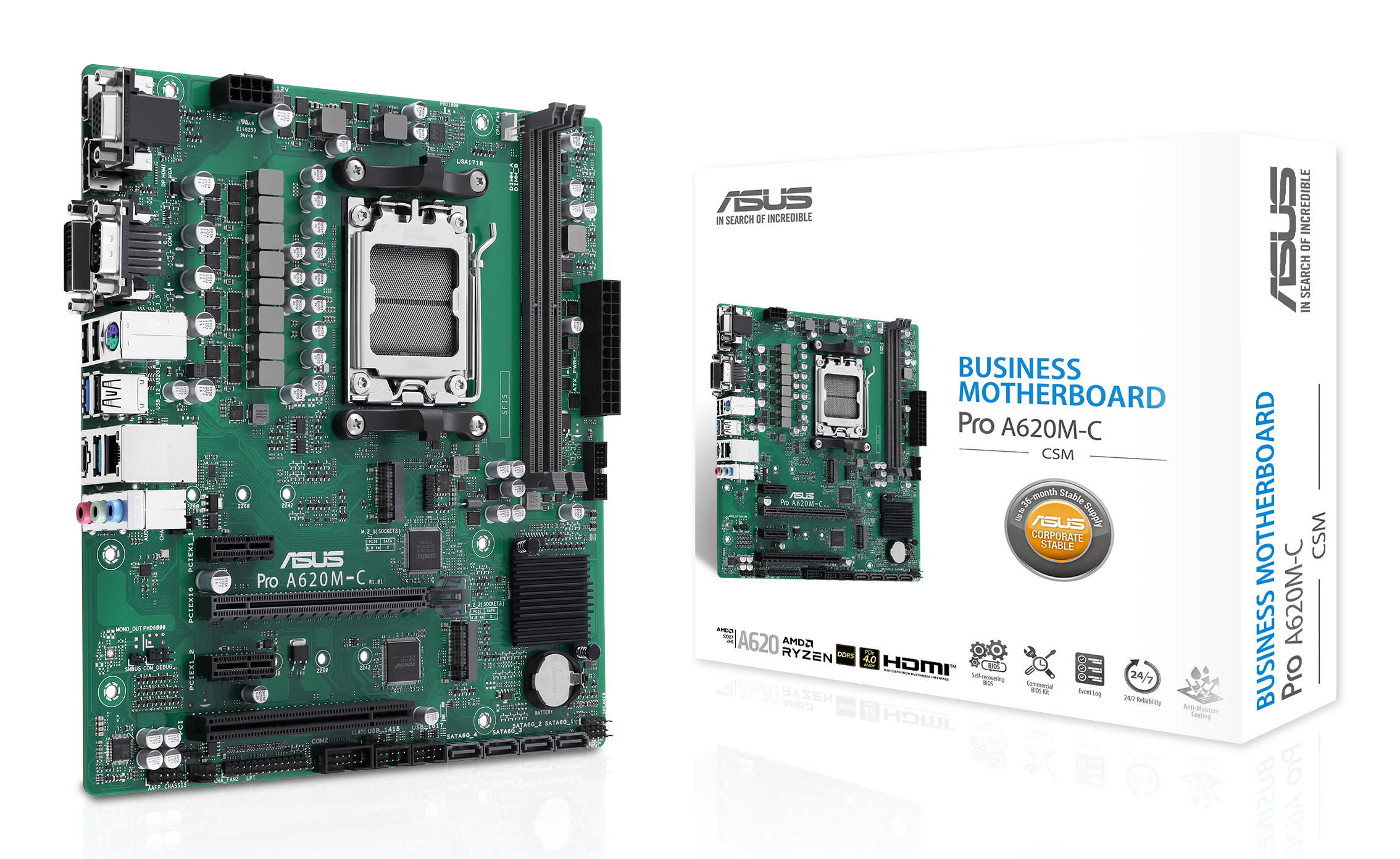ASUS Pro A620M-C-CSM A620 micro ATX