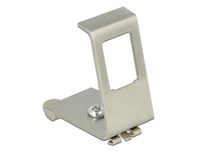 Delock Keystone Hutschienen-Halterung 1-Port Metall
