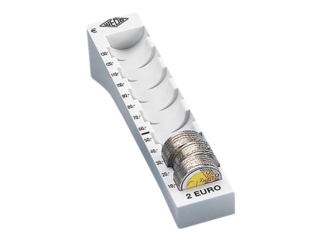 Wedo Münzrille EURO 2,00 Hellgrau