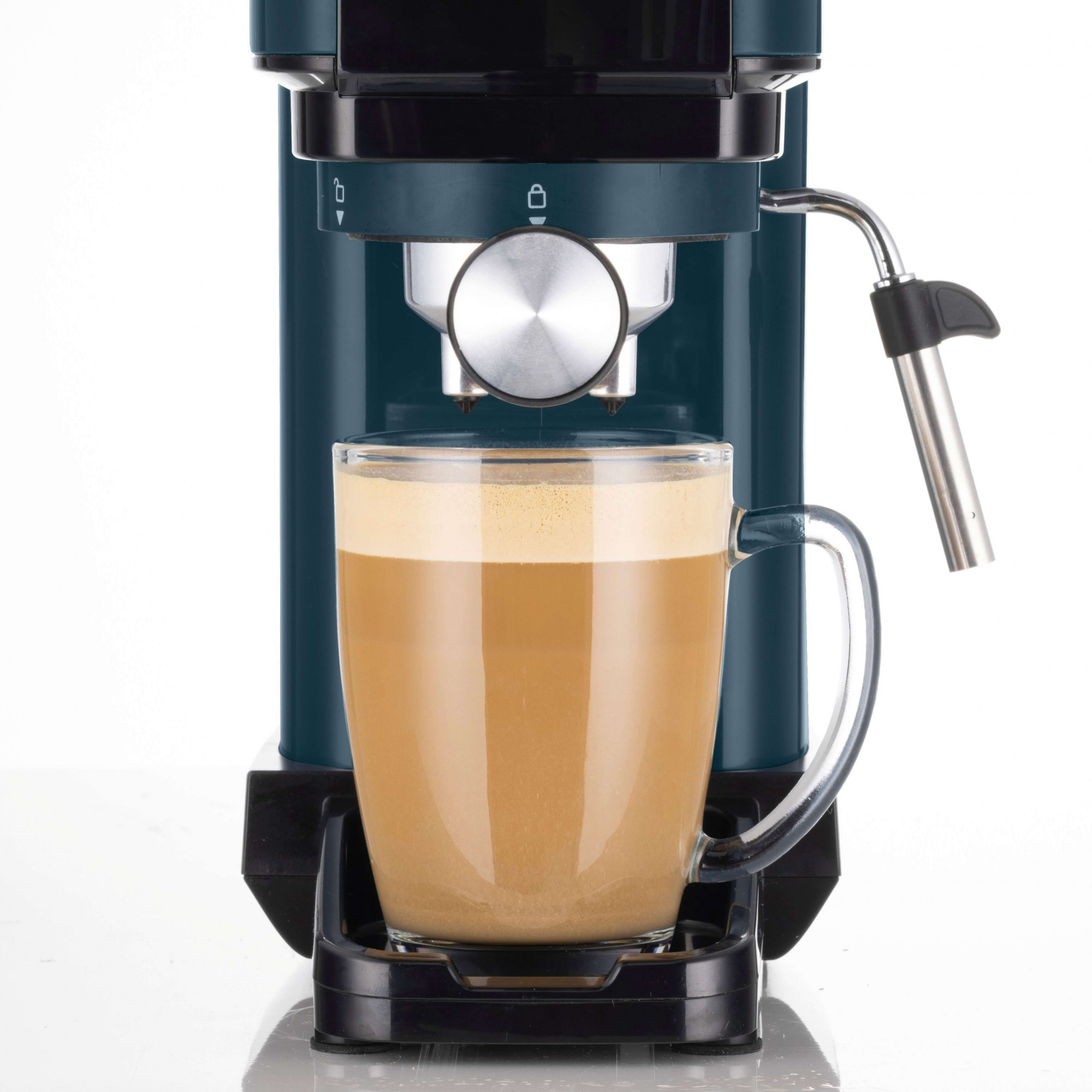 Ariete Siebträgermaschine weiß Espresso-Automat 15 Bar