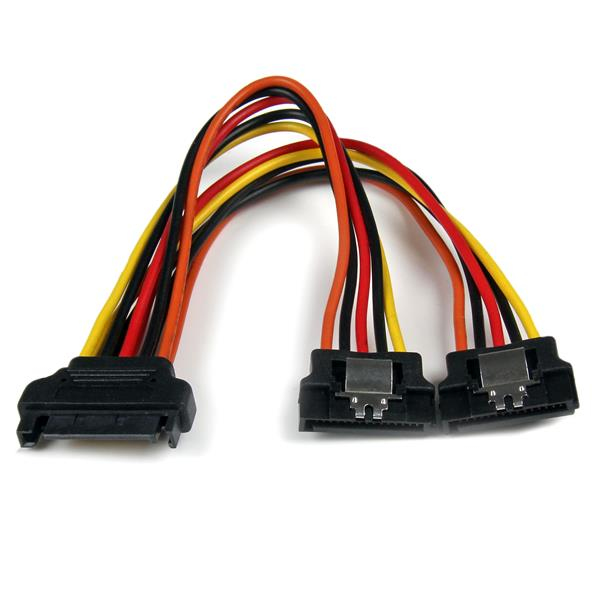 StarTech SATA Y-Stromadapter mit Verriegelungs-Clip 15cm