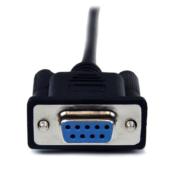StarTech DB9 RS-232 Nullmodemkabel 2m Stecker-Buchse