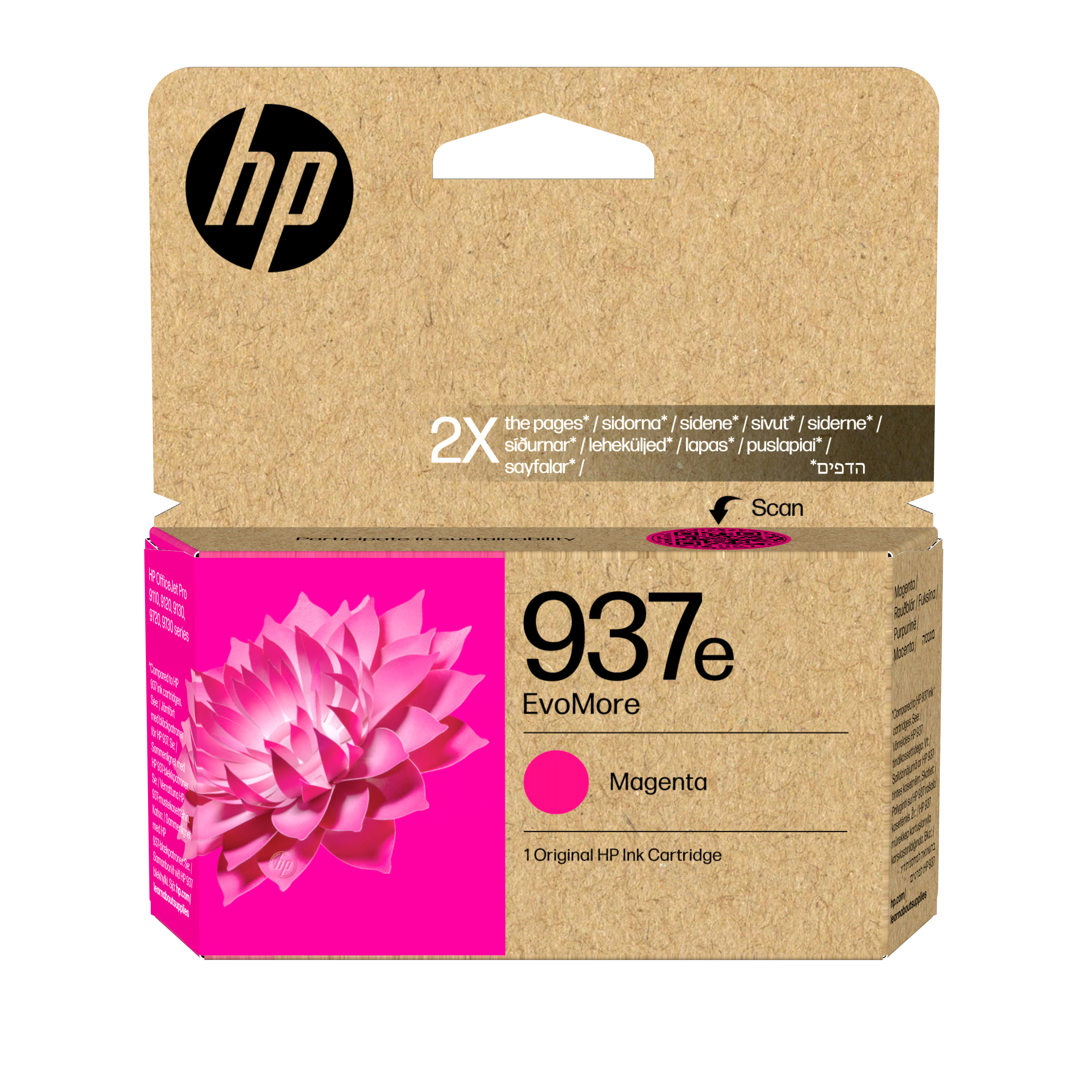 HP 937e EvoMore Magenta