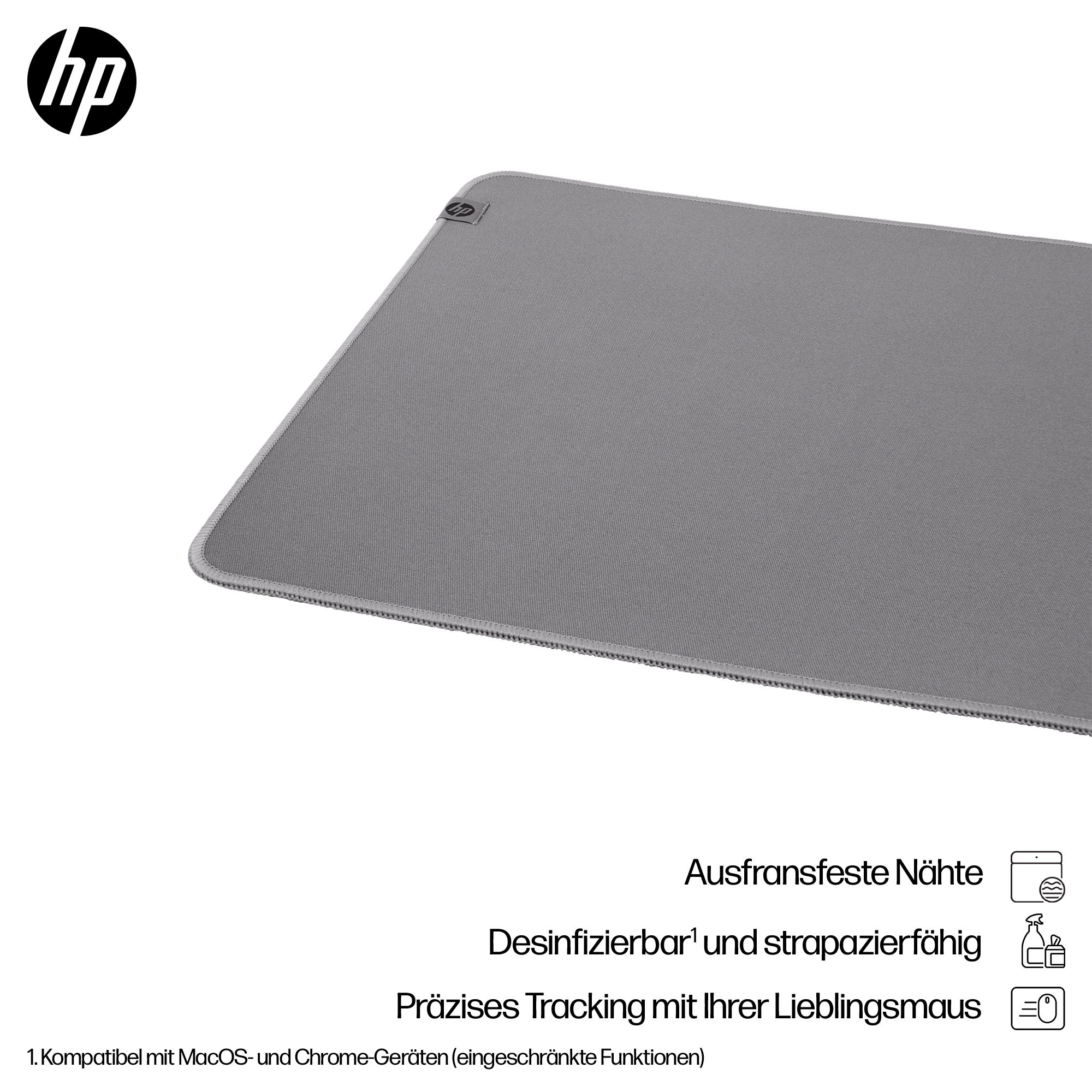 HP Mousepad 200 Grau