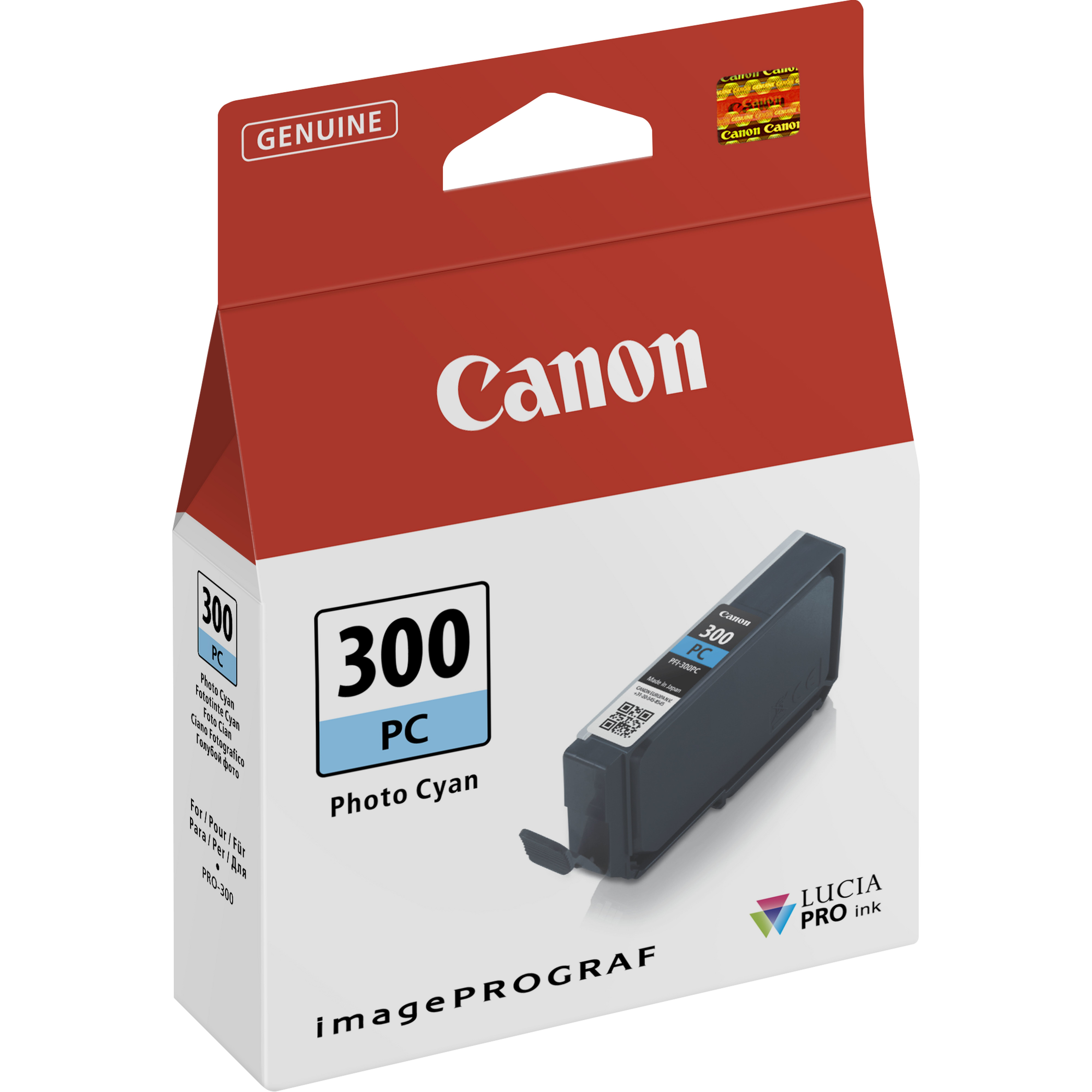 Canon PFI300 Foto cyan Druckerpatrone