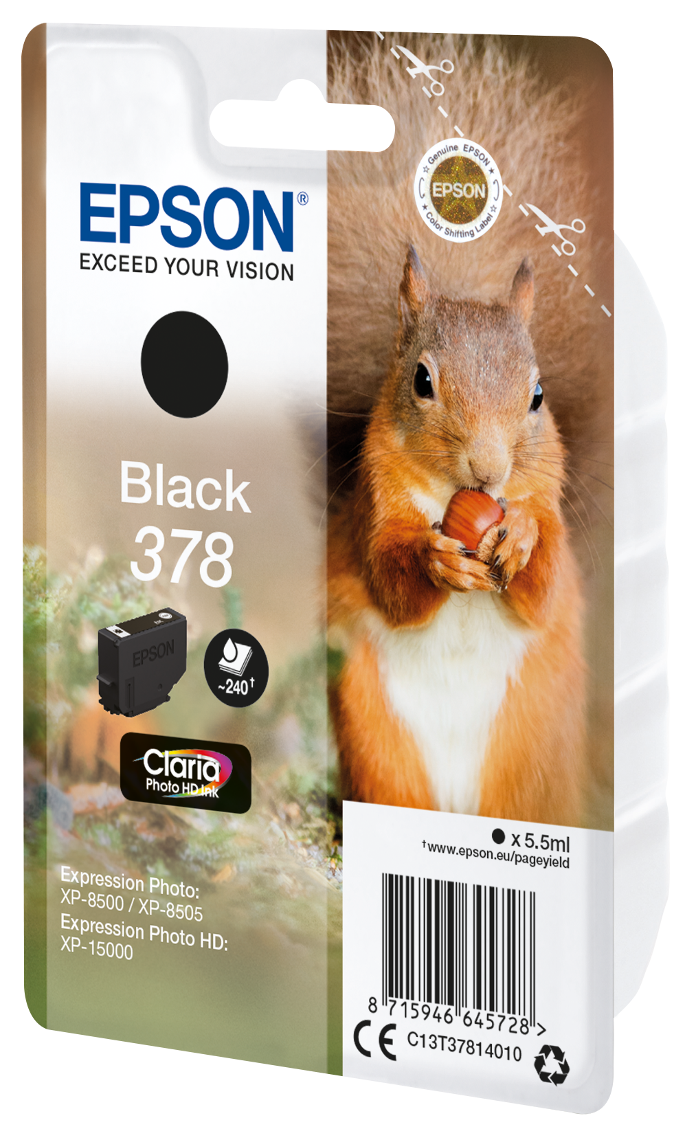EPSON 378T37814 schwarz Druckerpatrone