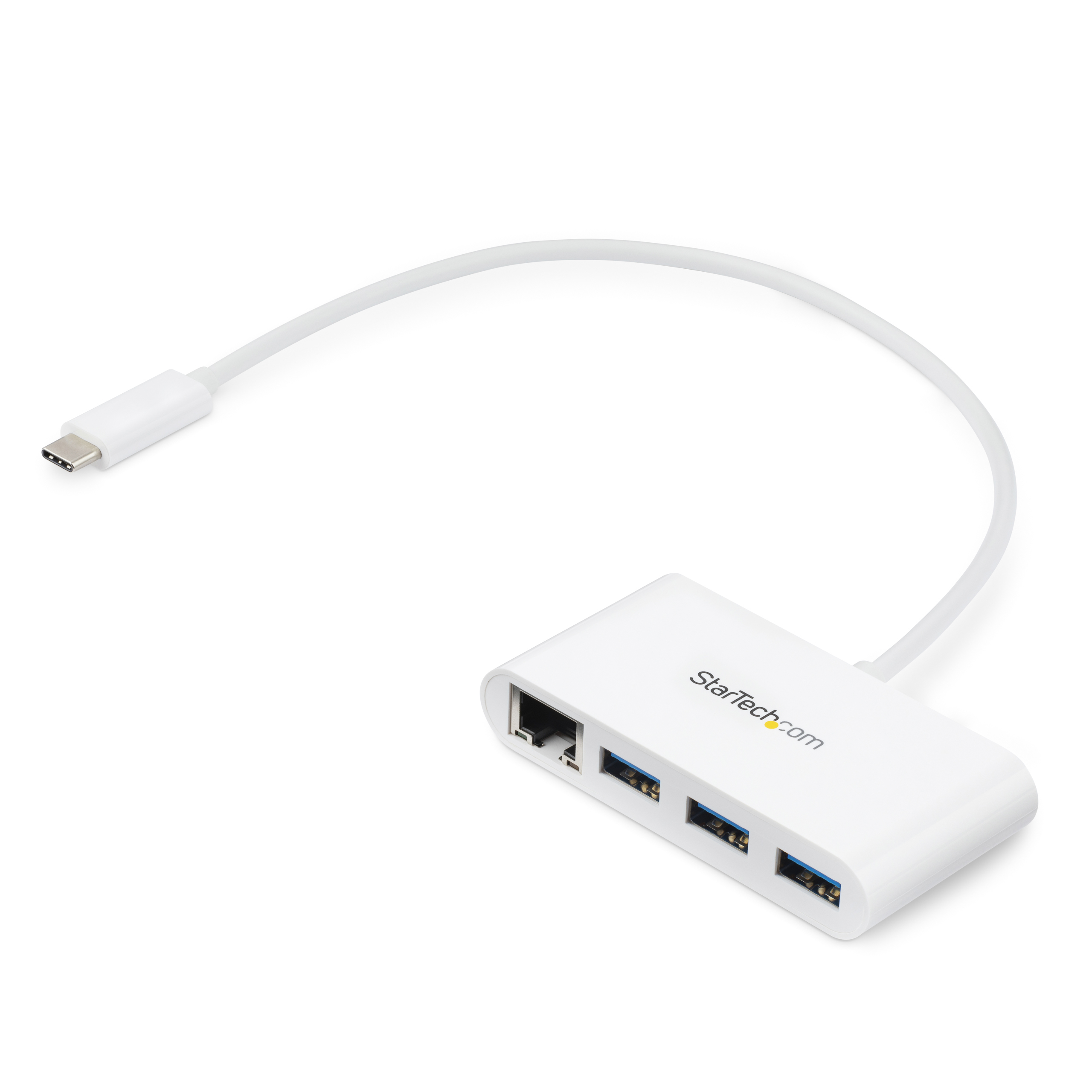 StarTech USB 3.0 Hub 3 Port USB-C mit Gigabit Ethernet