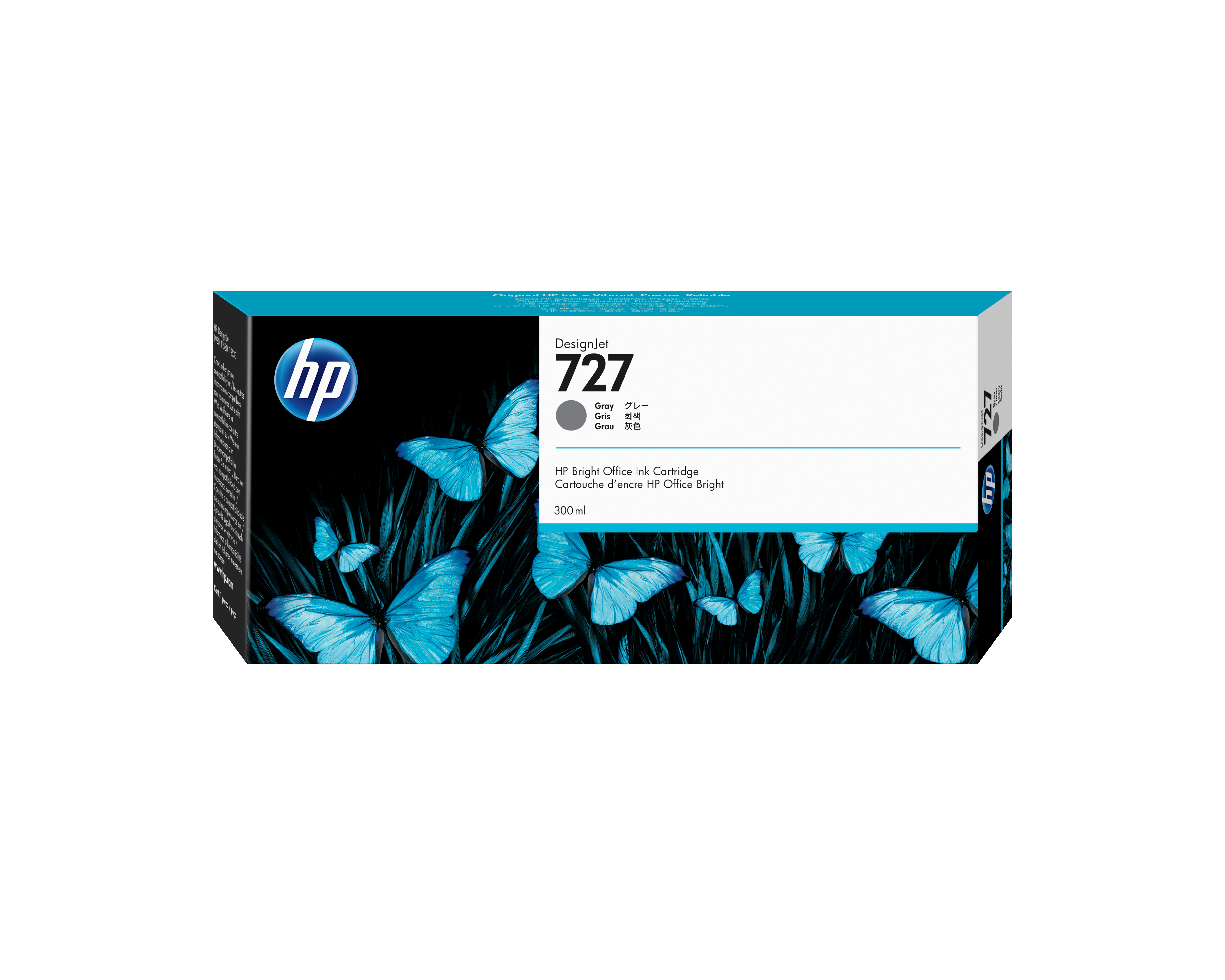 HP 727 300ml Grau