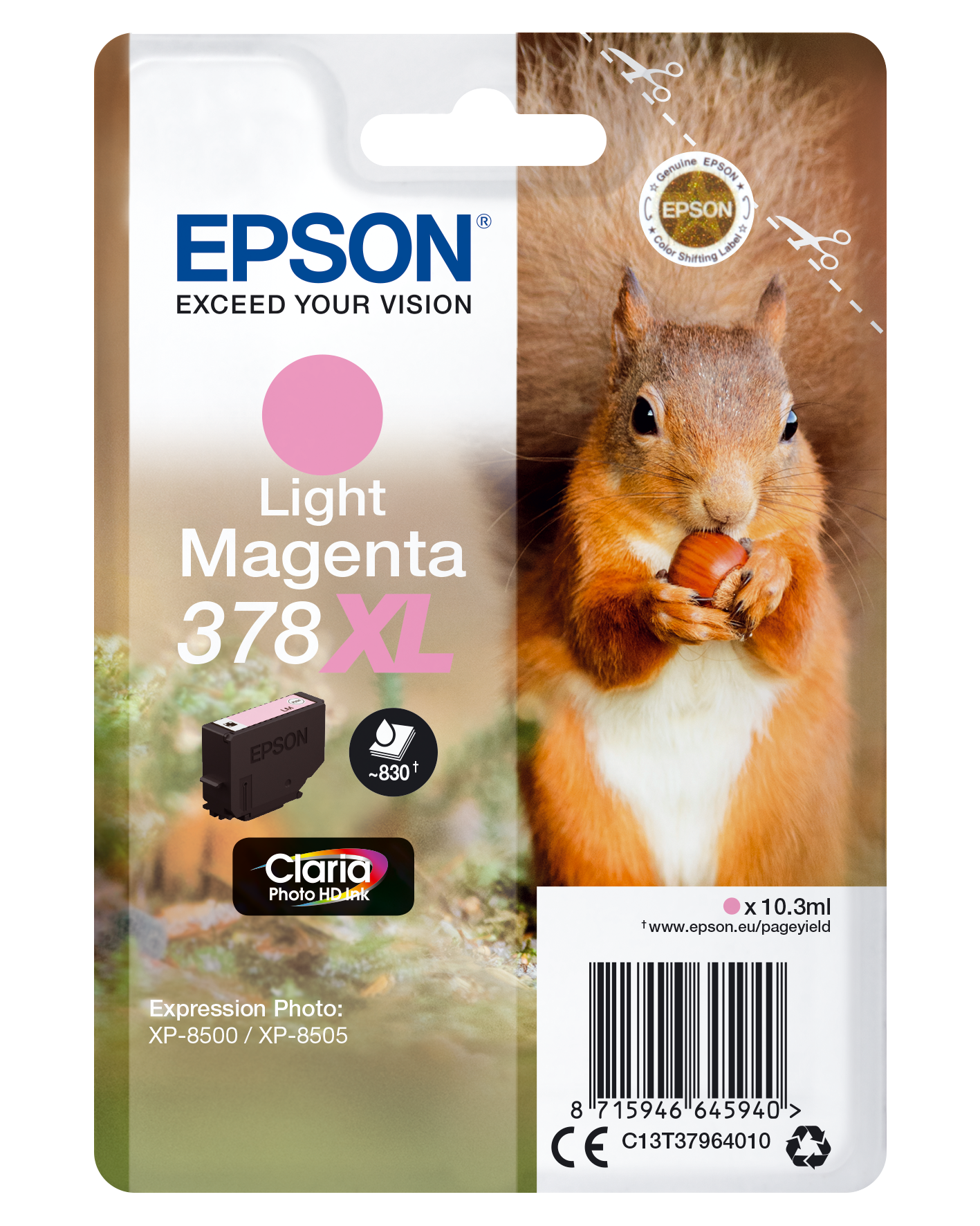 EPSON 378XLT37964 light magenta Druckerpatrone