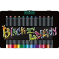 FABER-CASTELL Black Edition Buntstifte farbsortiert