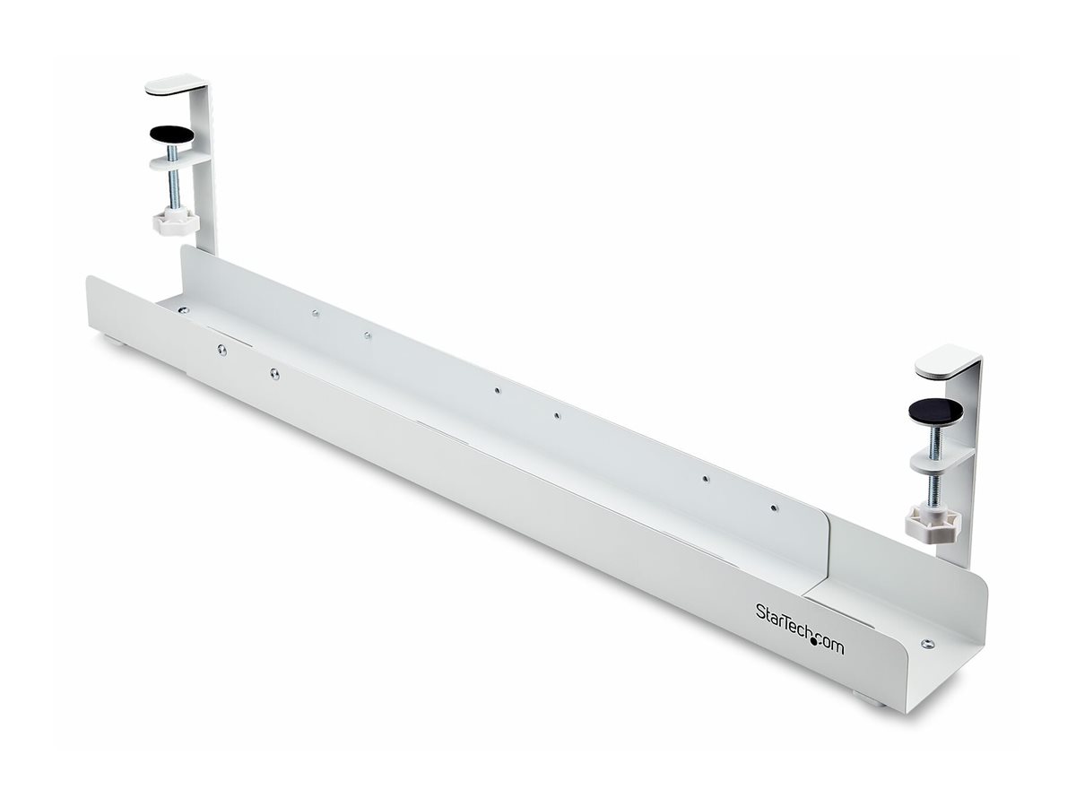 StarTech.com Under Desk Cable Management Tray Clamp-on