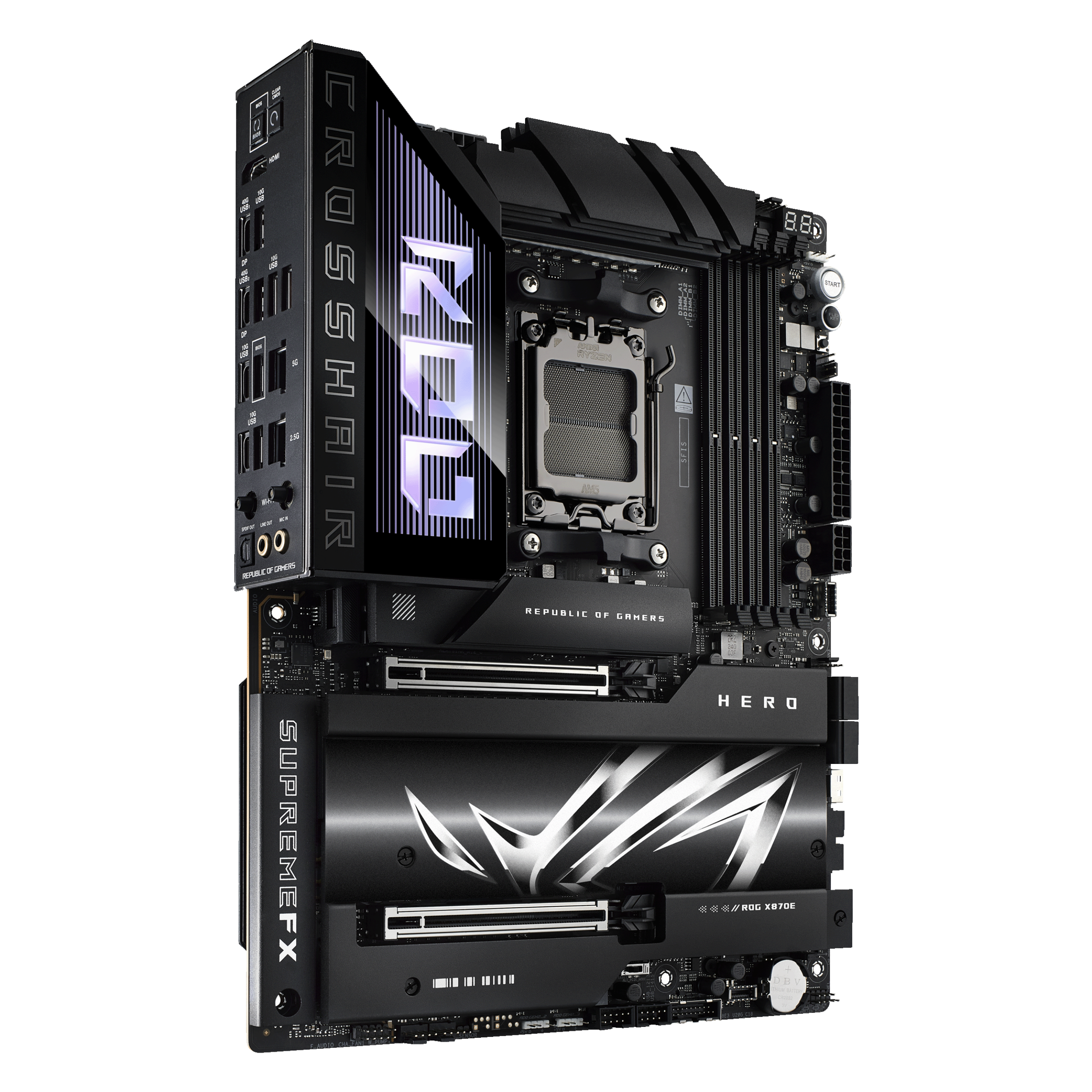 ASUS ROG CROSSHAIR X870E HERO AMD AM5 DDR5