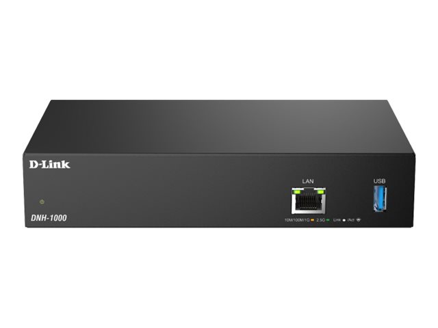 DLINK DNH1000 Nuclias Network Controller unterstuetzt bis zu 500 Geraete 1x 25G Ethernet 1x USB 30