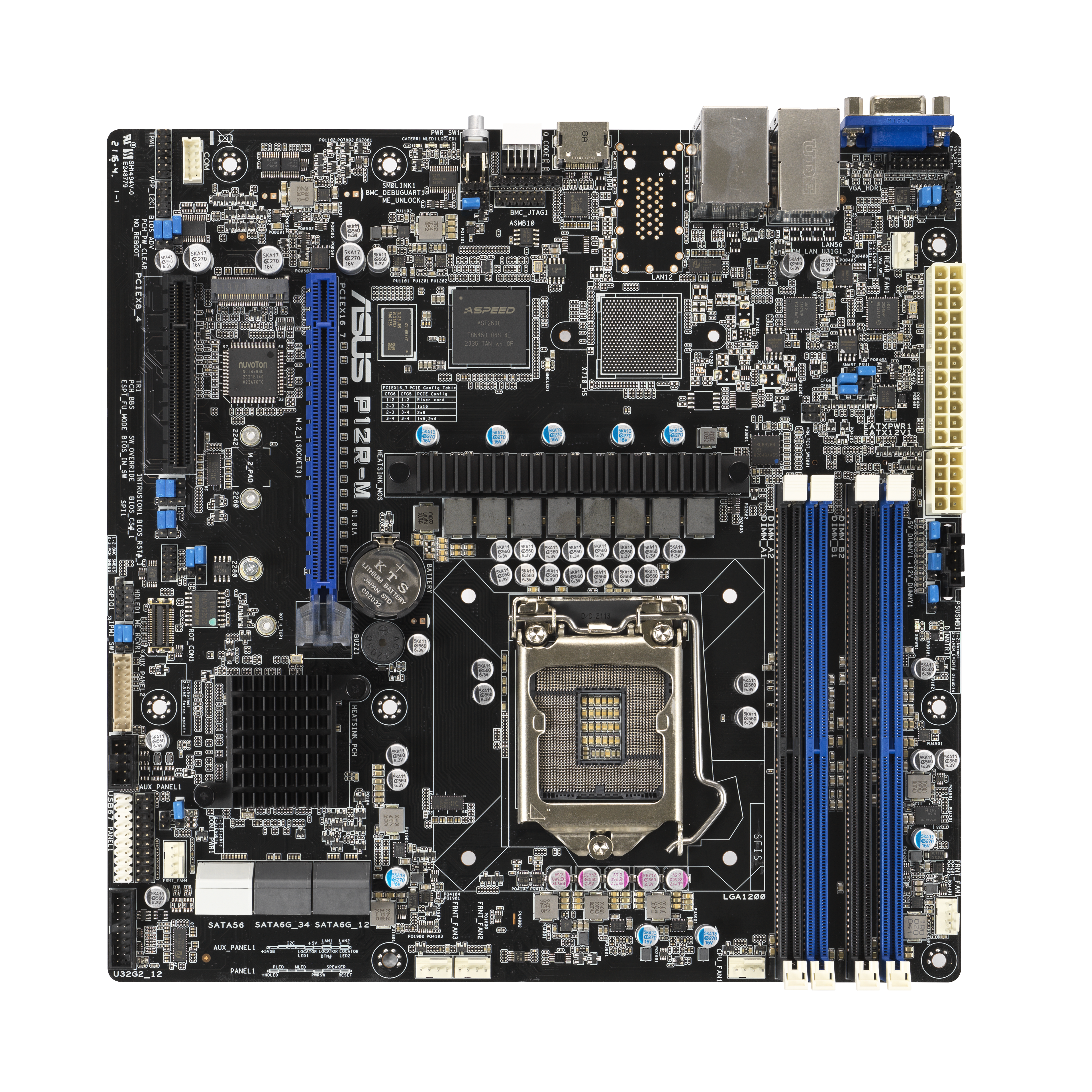 ASUS P12R-M Motherboard micro-ATX LGA1200