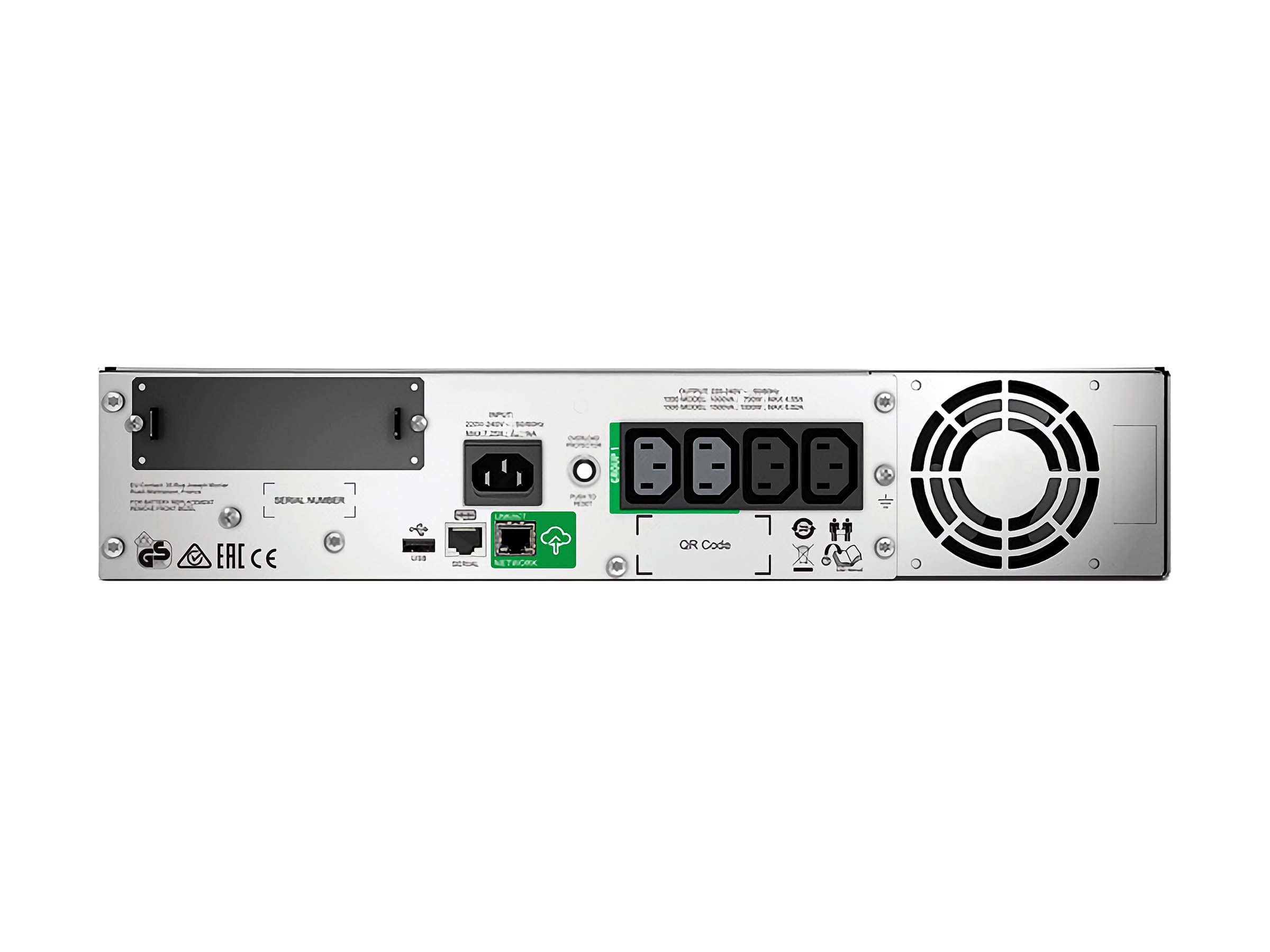APC SMT1000RMI2UC SmartUSV 1000 VA 700Watt LCD 2HE, 230 V, mit SmartConnect