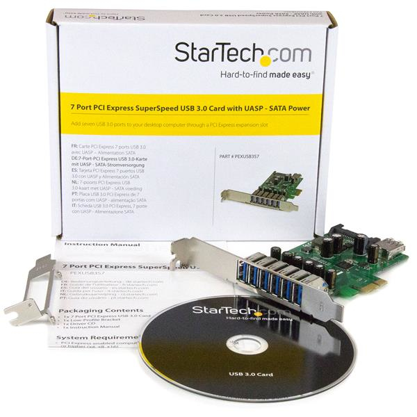StarTech.com 7 Port PCI Express USB 3.0 Karte