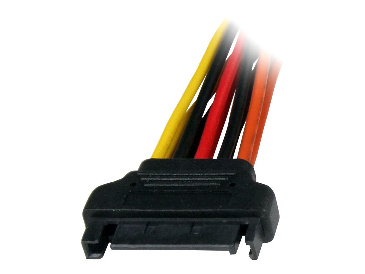 StarTech SATA Y-Stromadapter mit Verriegelungs-Clip 15cm