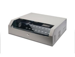 DIGITUS Wandschrank 48,3cm 19Zoll Slim Line 5HE Einbaumoeglichkeit 2HE vertikal 3HE horizontal Anthrazit RAL7016
