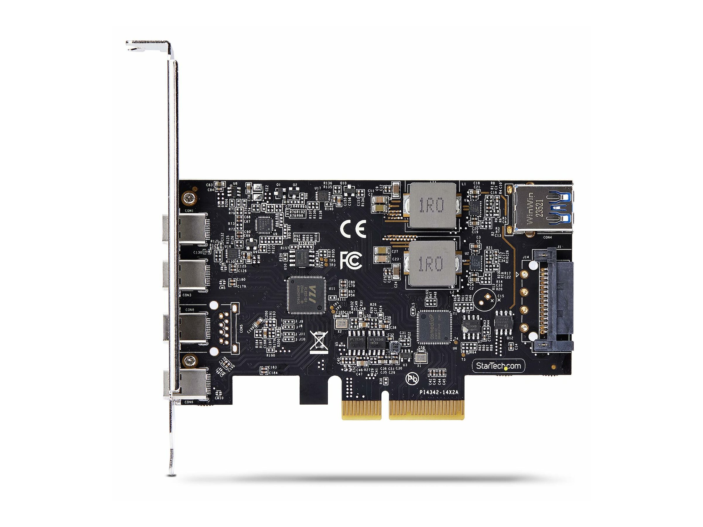 StarTech.com 5-Port USB-C PCIe Card 10Gbps