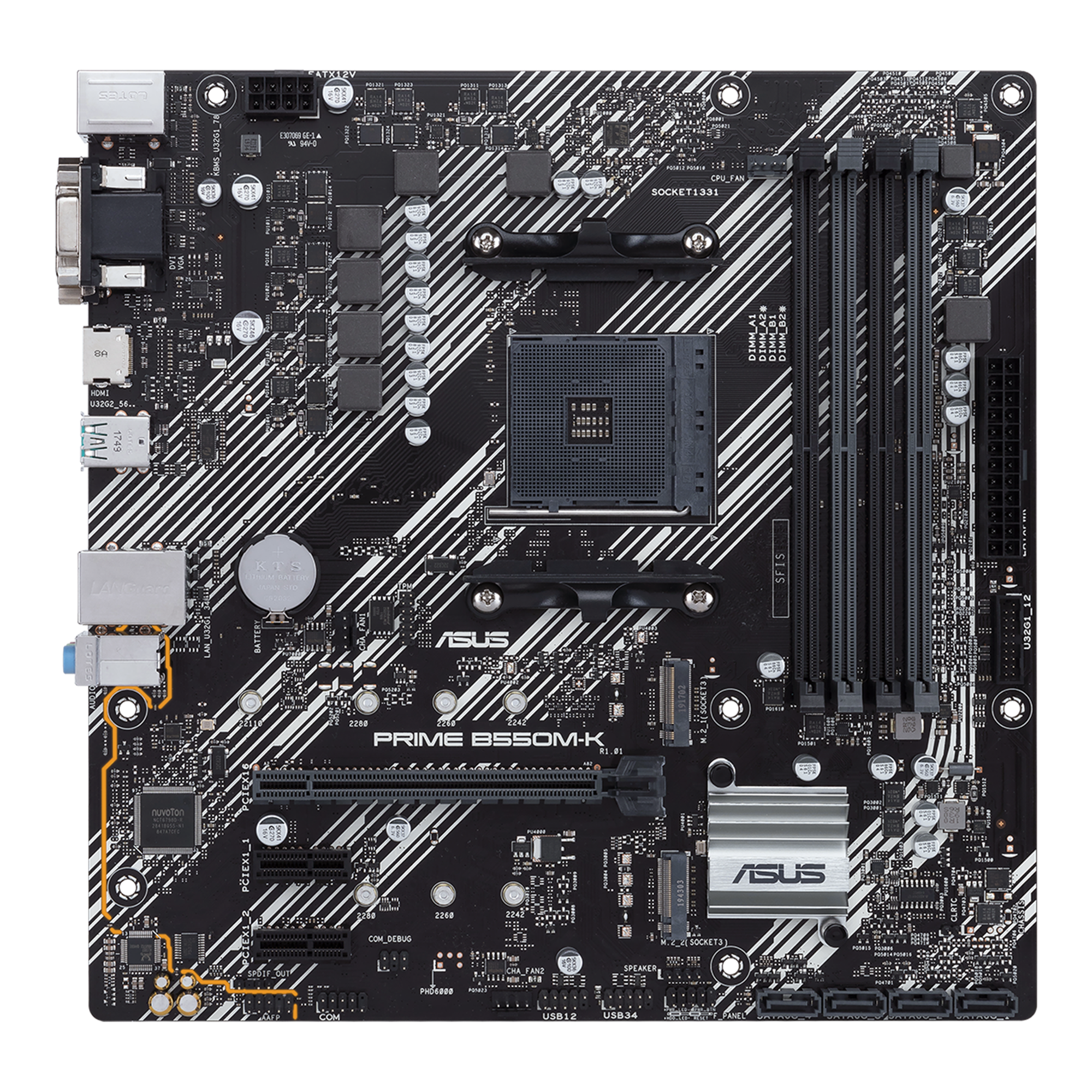 ASUS PRIME B550M-K micro ATX AMD B550 Gigabit LAN