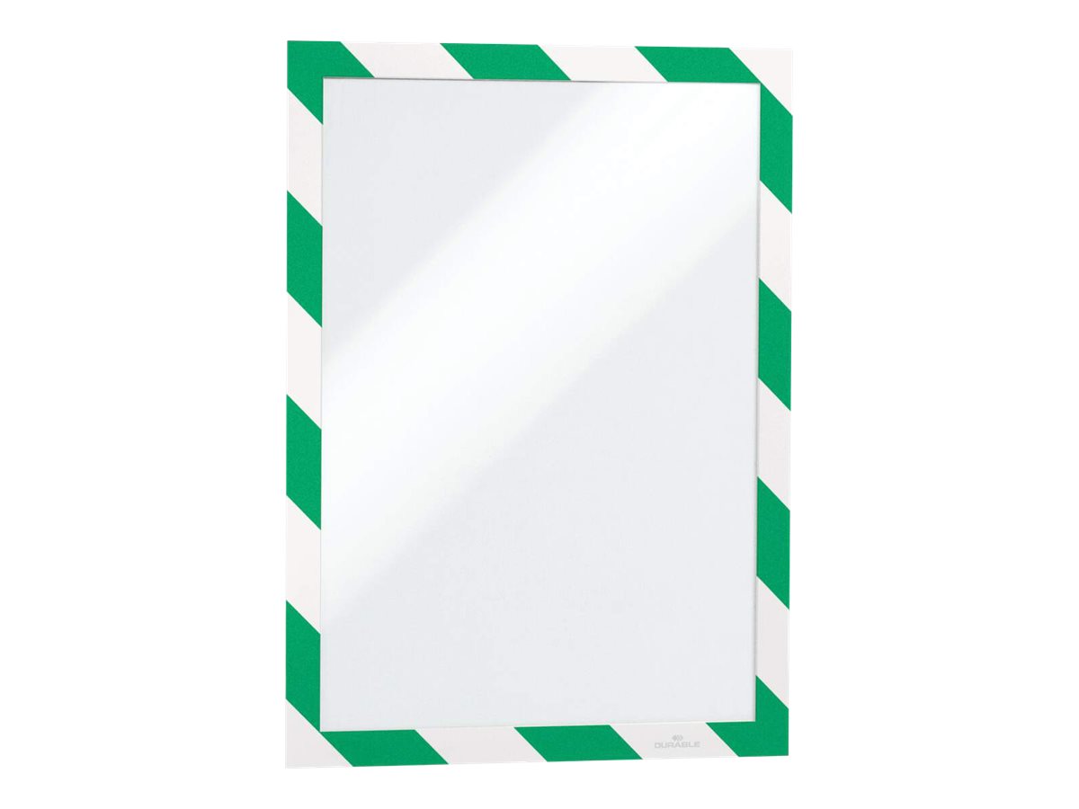 Durable DURAFRAME MAGNETIC SECURITY Grün magnetisch A4