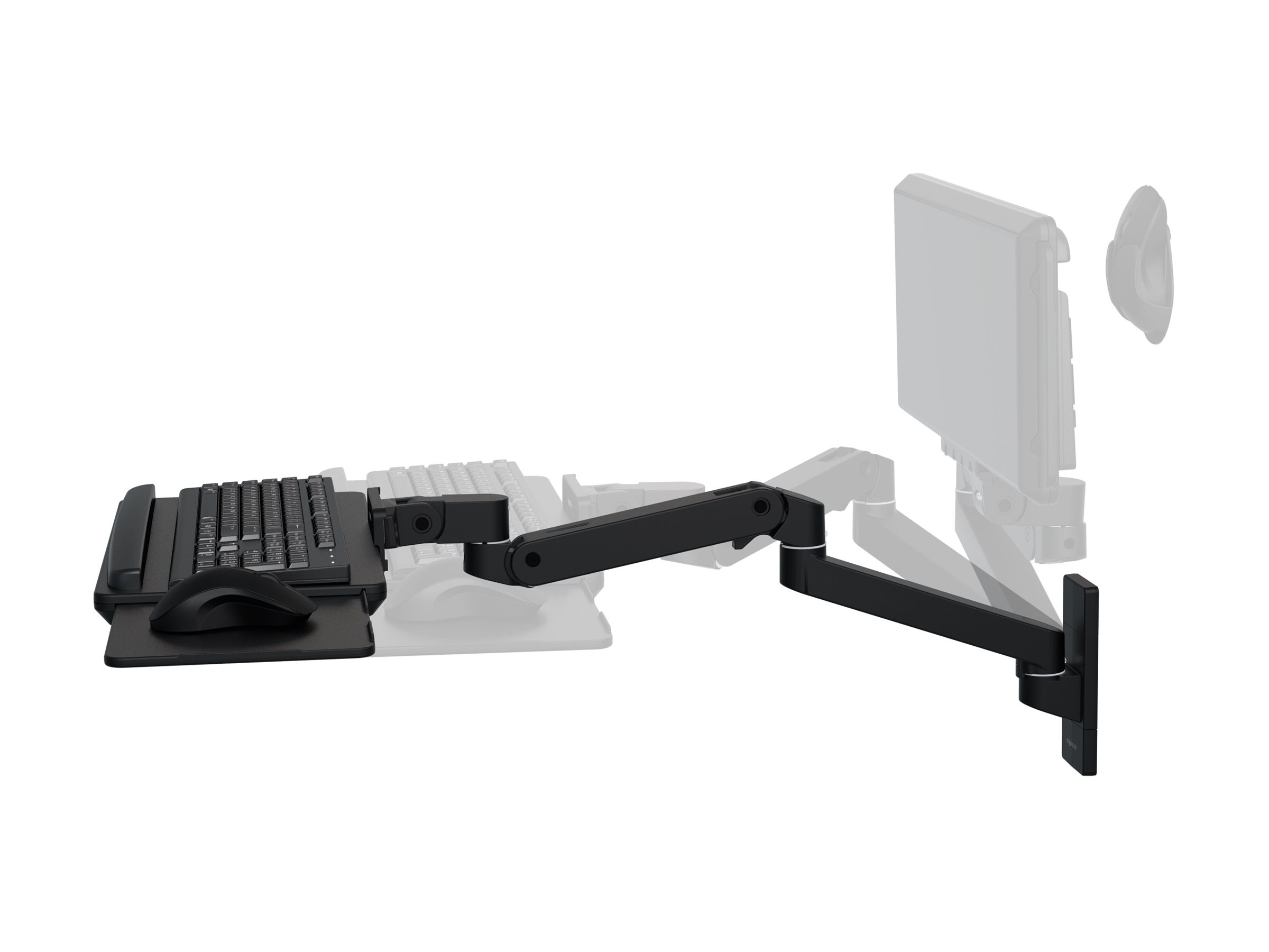 Ergotron LX Pro Einzelmonitor Hohe Stange