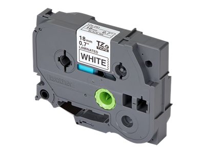 Brother TZe-241 18 mm schwarz/weiß