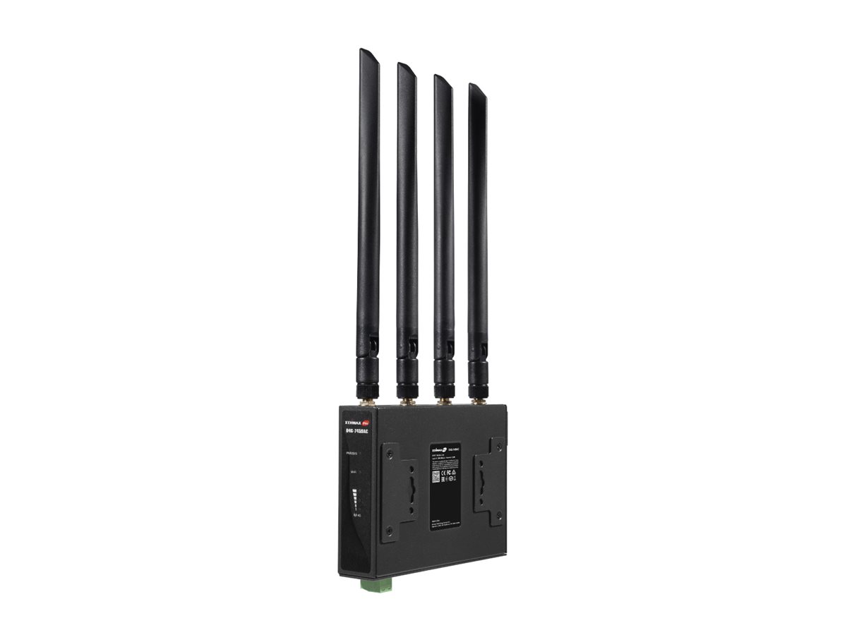 EDIMAX WL-Router D4G-7459AC (Industr. DIN Rail 4G LTE AC1200
