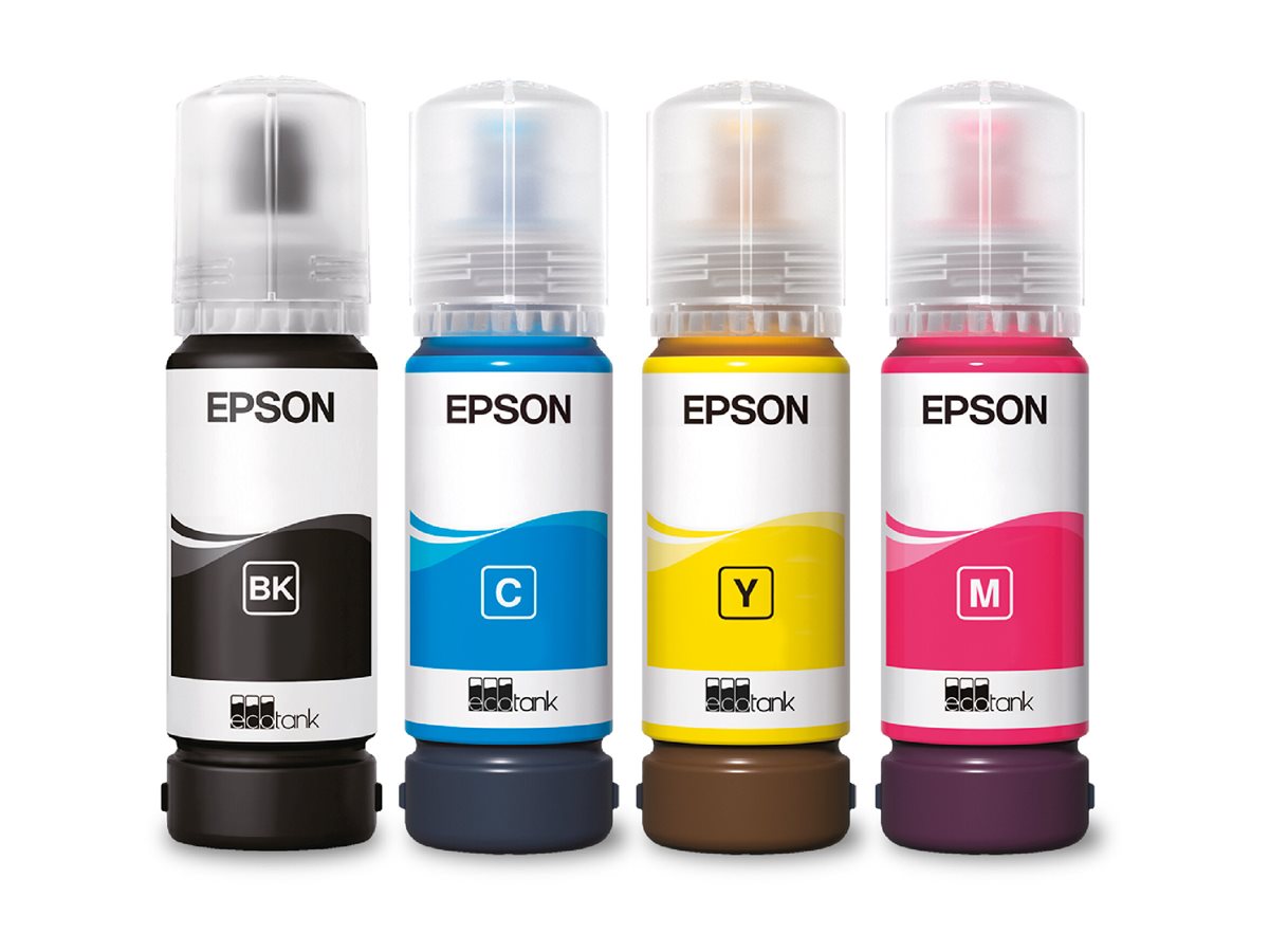 Epson EcoTank 104 Schwarz Gelb Cyan Magenta