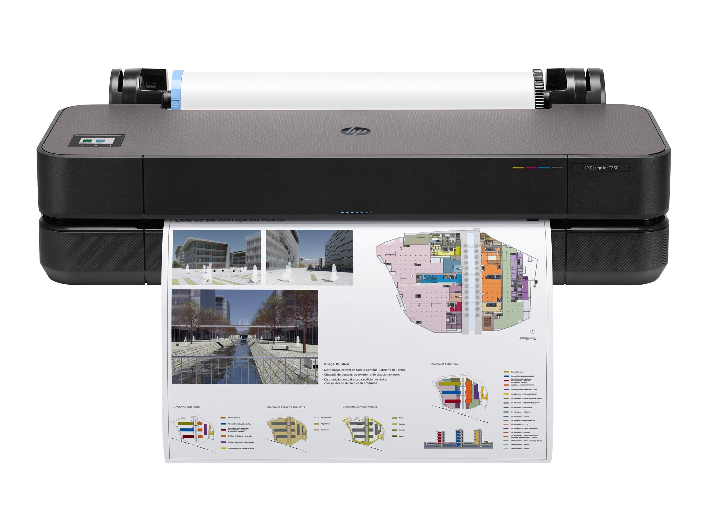 HP DesignJet T250 24 Zoll Farb‑Großformatdrucker