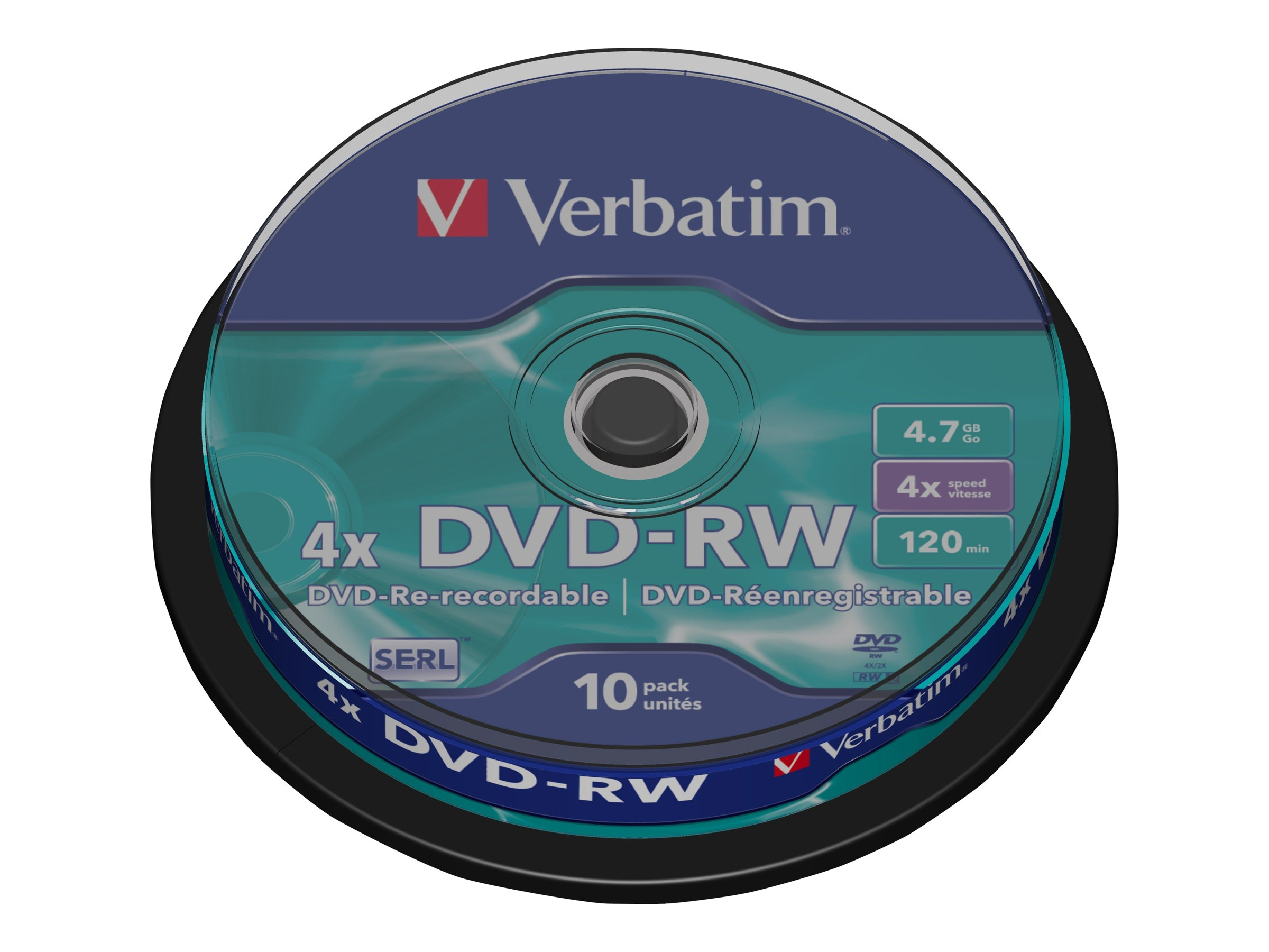 verbatim DVDRW 4,7 GB wiederbeschreibbar, 10 St