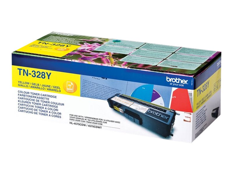 Brother TN-328Y Tonerpatrone Gelb