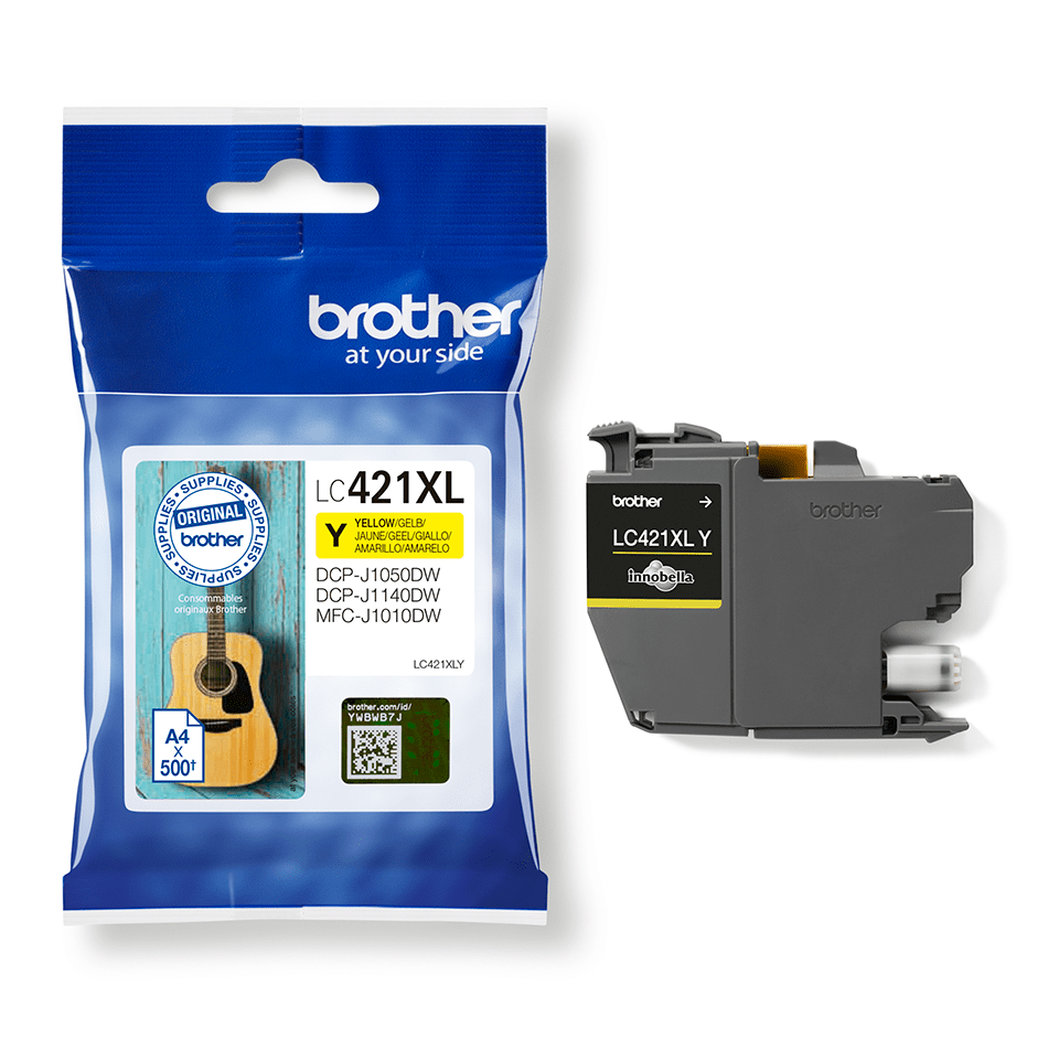 Brother LC-421XLY Tintenpatrone Gelb