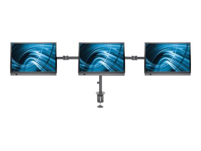Manhattan Monitorarm 3-fach 10-27 Zoll Double-Link