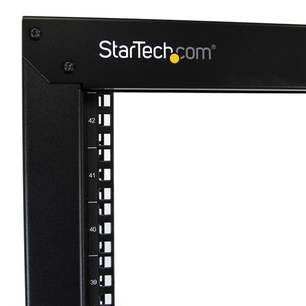 StarTech.com 2 Post Server Rack 42HE mit Rollen stabile Stahl konstruktion