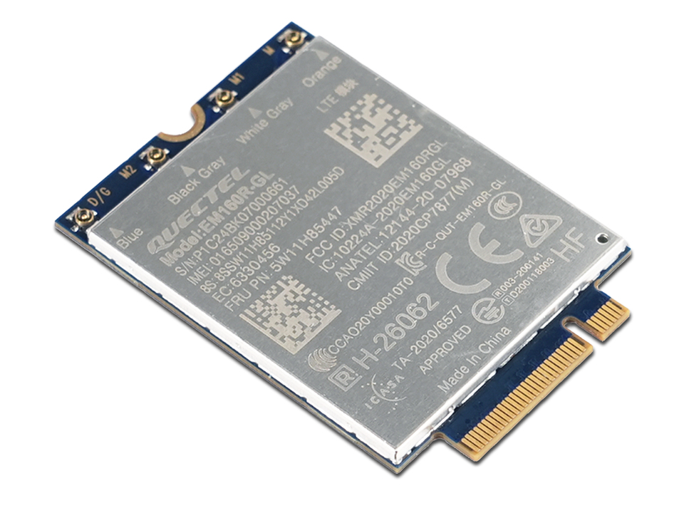 Lenovo ThinkPad Quectel EM160R-GL 4G LTE-A Cat 16 M.2