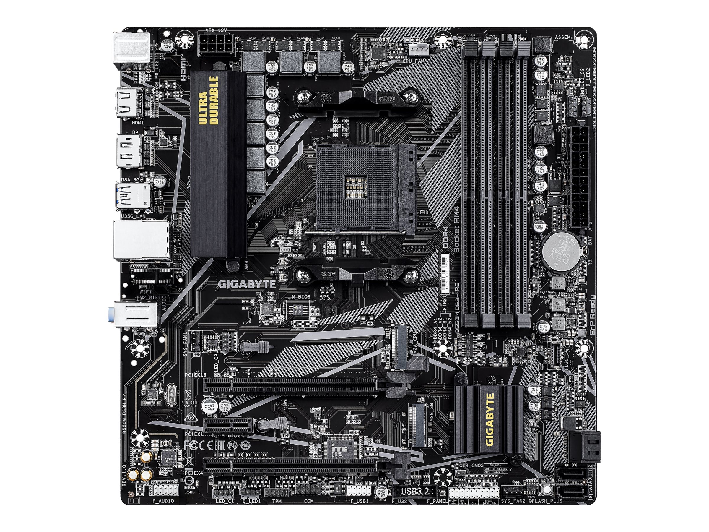 Gigabyte B550M DS3H R2 mATX DDR4 AM4