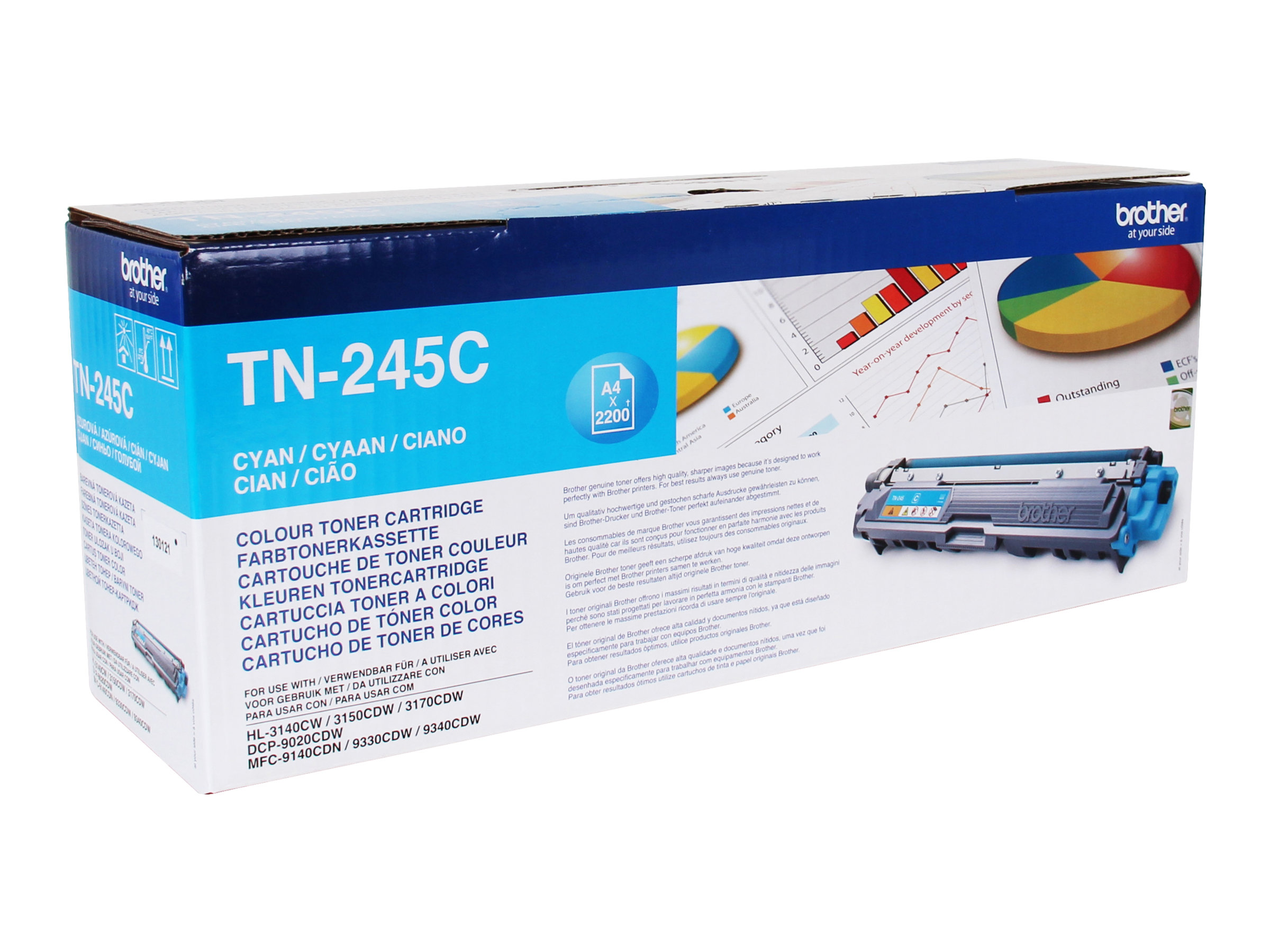 Brother TN-245C Cyan Hohe Ergiebigkeit