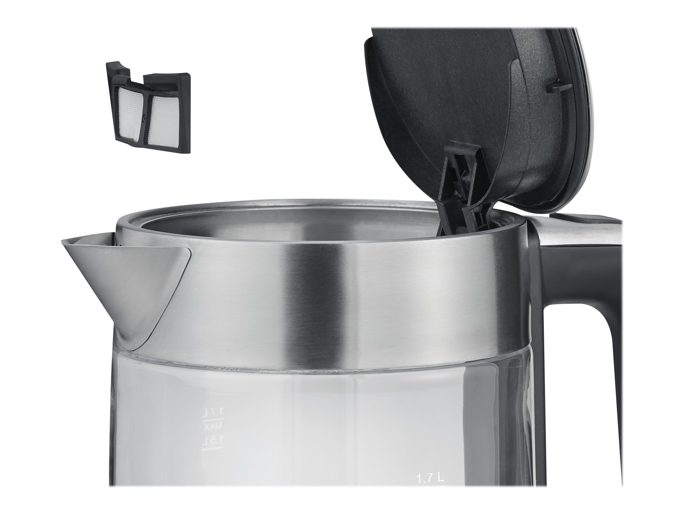 Severin WK 3420 Wasserkocher Glas 1.7 Liter 2.2 kW