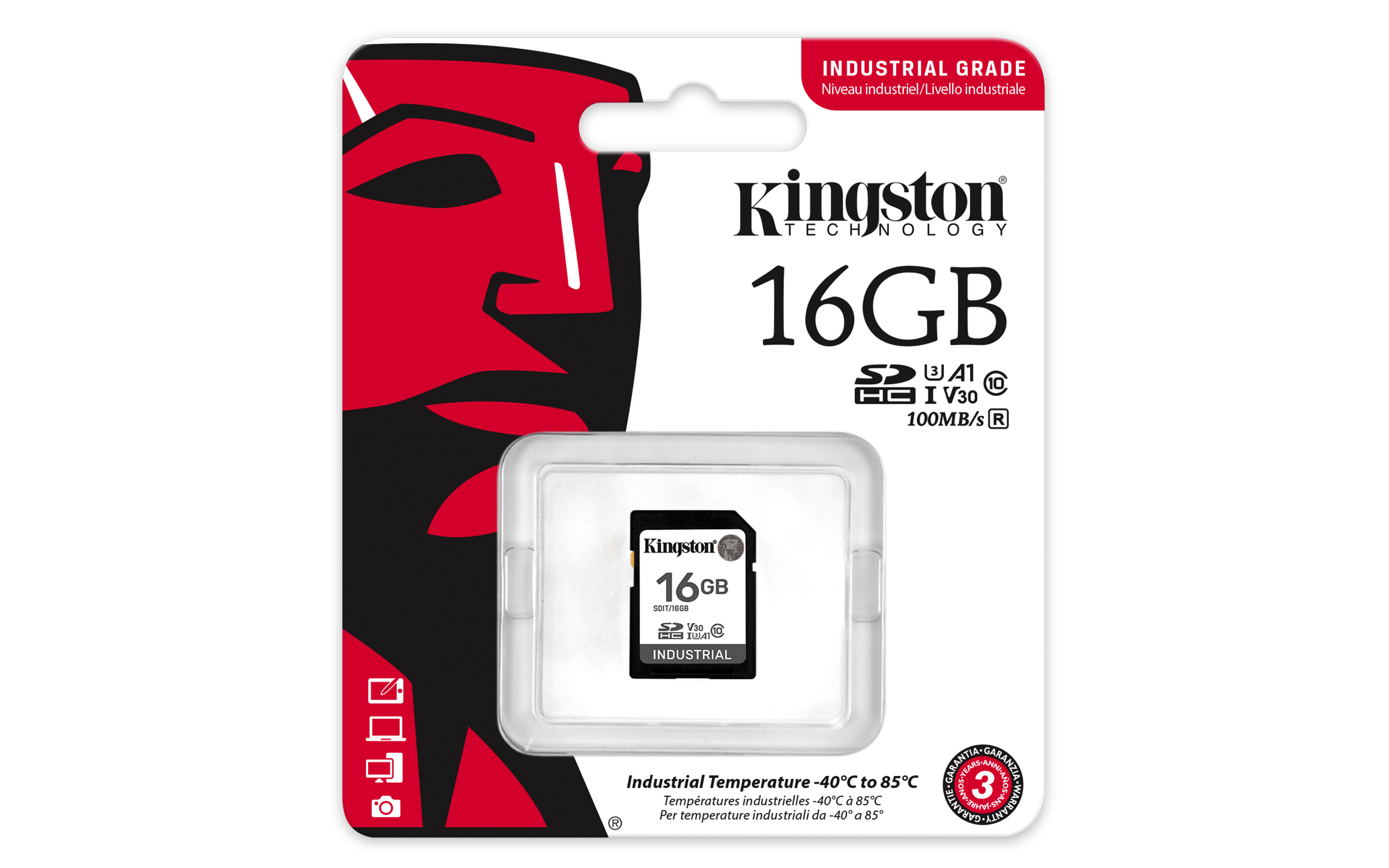 Kingston Industrial SDHC 16GB
