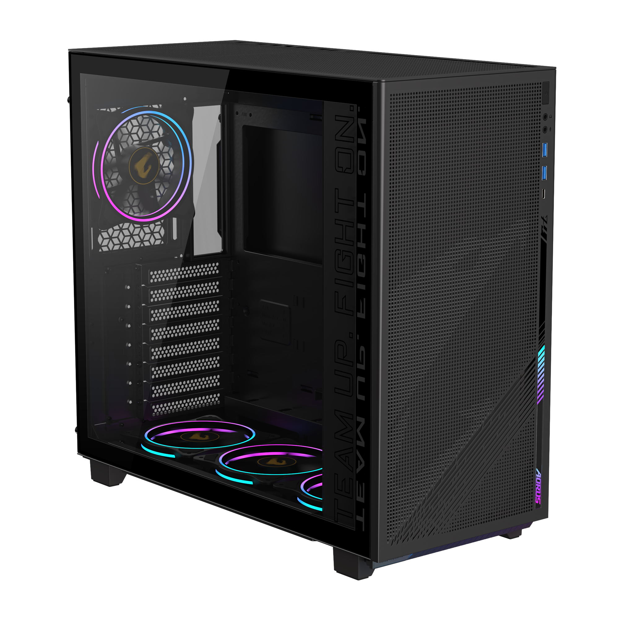 Gigabyte AORUS C400 Glass black ATX