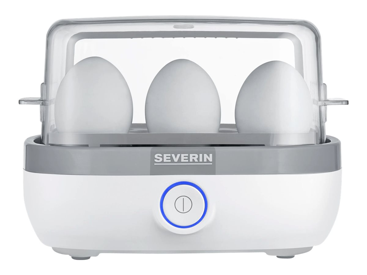 Severin EK 3164 Eierkocher 420 W Weiß/Grau