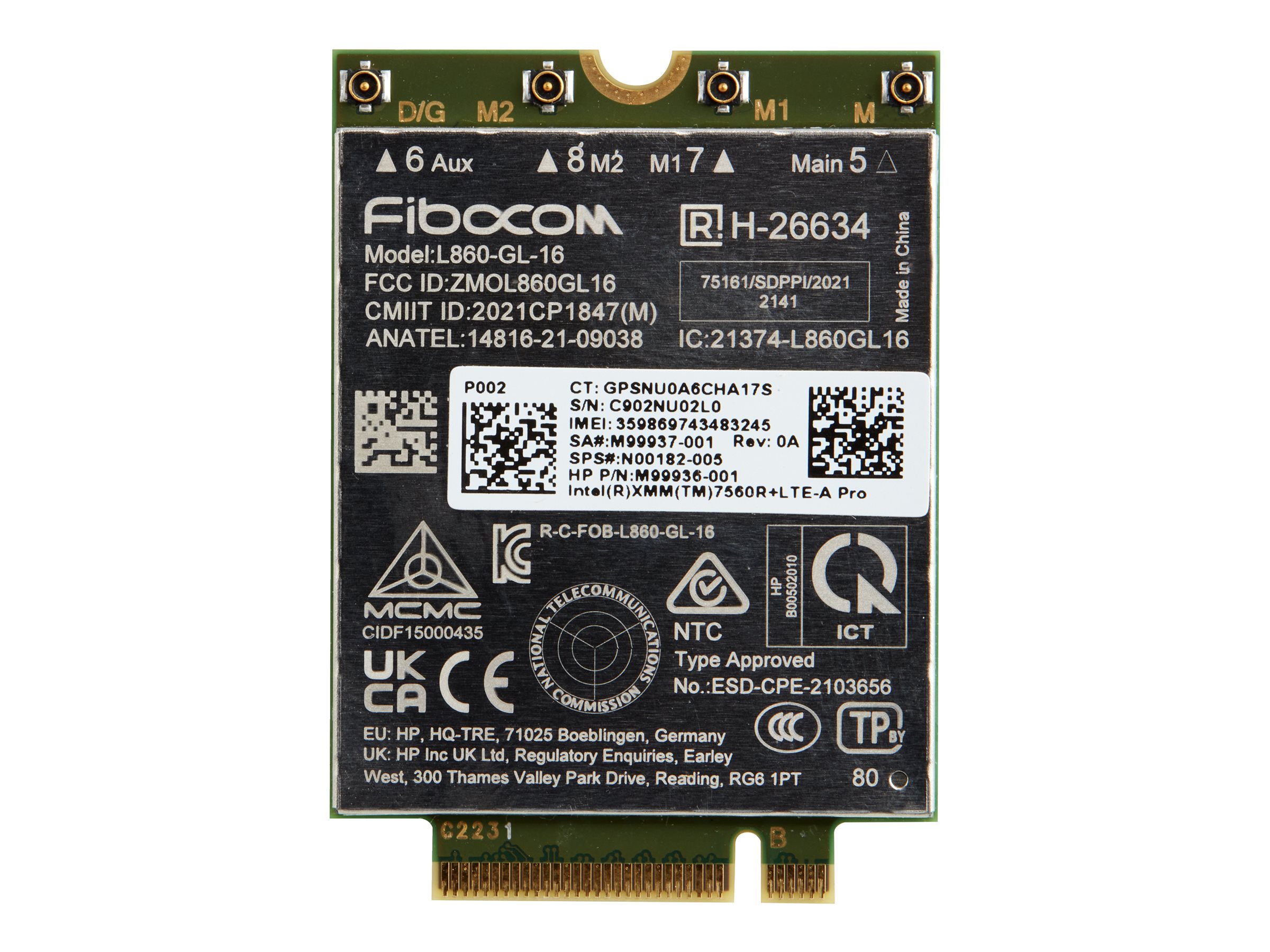 HP XMM 7560 LTE-Advance WWAN Mobilfunkmodem