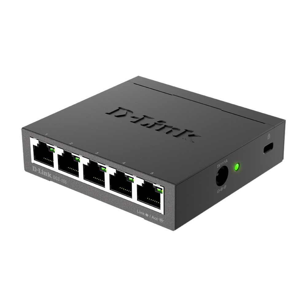 D-Link DGS-105 5-Port Gigabit Switch