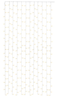 Goobay 300er LED-Lichtervorhang transparent 2,5 m