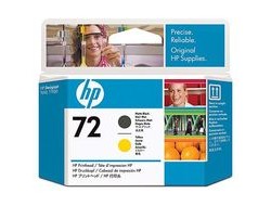 HP 72 Druckkopf Gelb Mattschwarz