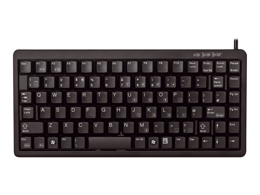 Cherry Compact-Keyboard G84-4100 Schwarz